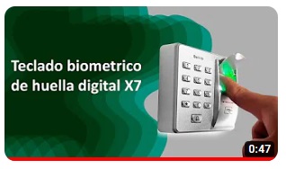 Video comercial ZKTeco X7 2